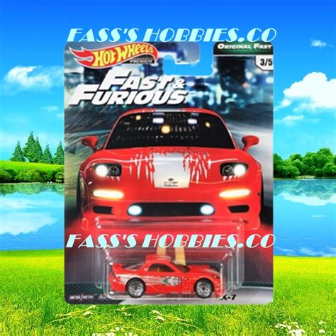 P C HOT WHEELS PREMIUM FAST AND FURIOUS ORIGINAL FAST MAZDA RX