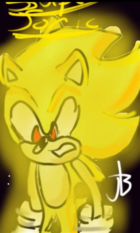 Super Sonic Digital By Joeyb1001 On Deviantart