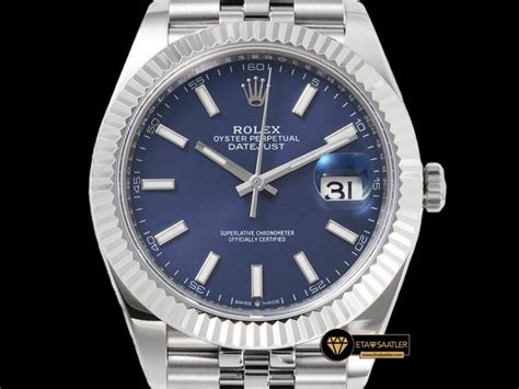 Rolex Datejust Mavi Kadran Clean Factory Mm Jubile Super