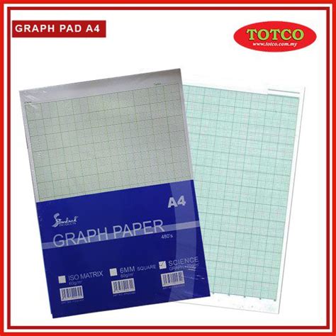 Campap Graph Pad Standard A4 60gsm 480 Sheets Totco Trading Sdn Bhd