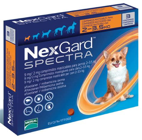 Nexgard Spectra Antipulgas Y Garrapatas Para Perro 3 Tabletas – Mister ...