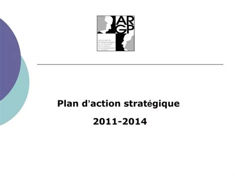 PPT Plan d action strat é gique 2011 2014 PowerPoint Presentation