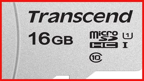 Transcend TS16GUSD300S AE 16GB UHS I U1 MicroSD Memory Card With