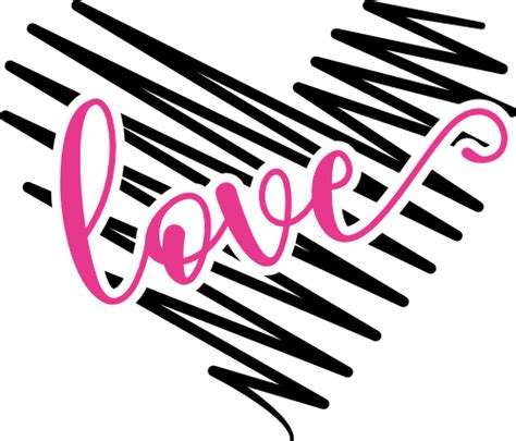 Heart Line Love Valentines Day T Free Svg File For Members Svg Heart