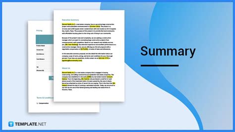 Summary What Is A Summary Definition Types Uses Free And Premium