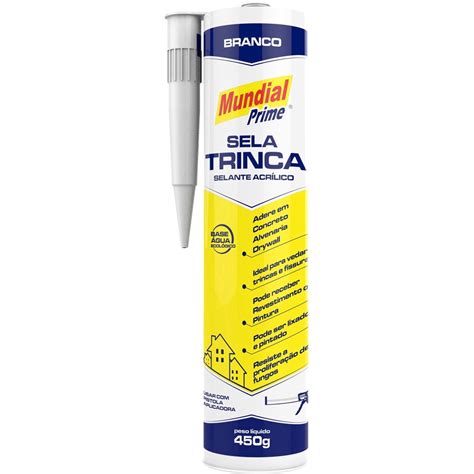 Sela Trinca Selante Acrílico Branco Base Dagua 450G em Promoção na