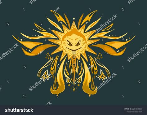 Yellow Sun Rays Vector Stock Vector (Royalty Free) 2264030033 ...