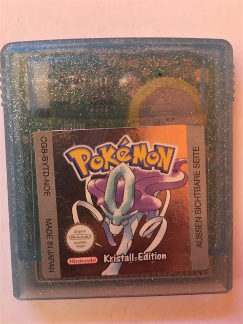 Pokemon Kristall Edition Gameboy Color In 76437 Rastatt For 20 00