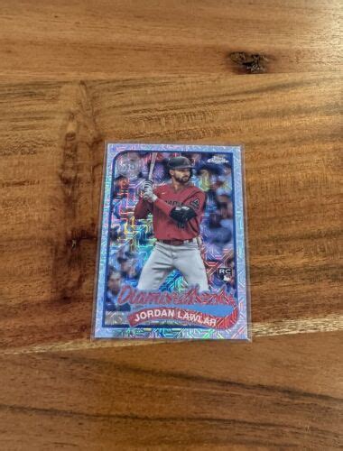 Jordan Lawlar Topps Silver Pack Chrome Mojo Refractor Rookie Nrmt