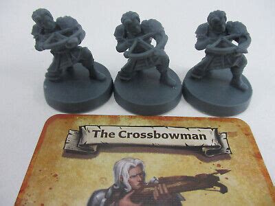 Heroquest Frozen Horror Crossbowman Miniatures Stat Card Avalon