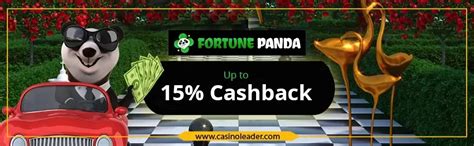 Fortune Panda Casino up to 15% Daily Cashback Bonus