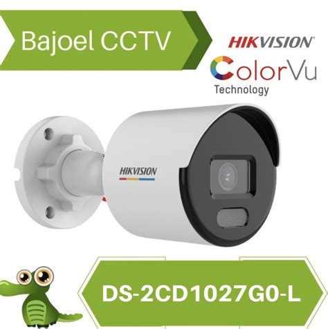 Jual IP CAM HIKVISION DS 2CD1027GO L COLORVU 2MP BULLET NETWORK CAMERA