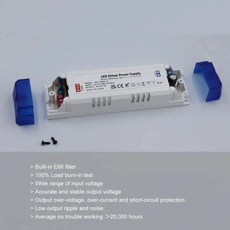 Alimentation LED 5A 60W Transformateur LED 60W LED Driver DC 12V 5A