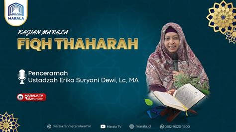 Kajian Fiqh Muslimah Ustadzah Erika Suryani Dewi Lc Ma Youtube