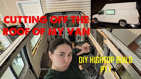 Diy Van Roof Extension Van Hightop Build Pt1 Mapping And Cutting