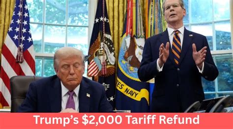 Trump’s $2,000 Tariff Refund — Full December Payment Breakdown (2025 ...