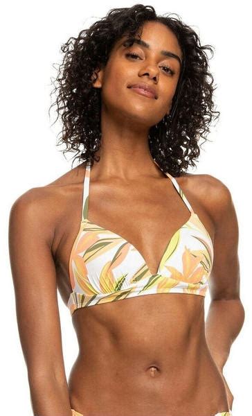 Roxy Pt Beach Classics Molded Tri Bikini Top Erjx Wbb Wei