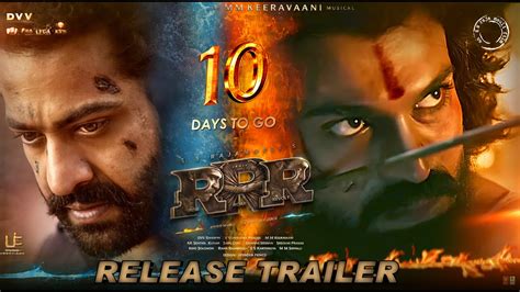 RRR NTR Ram Charan Emotional Fight RRR Official Trailer NTR