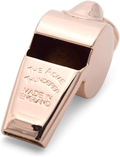 Buy Acme Thunderer Refereecoach Whistle Small Rose Gold Online At