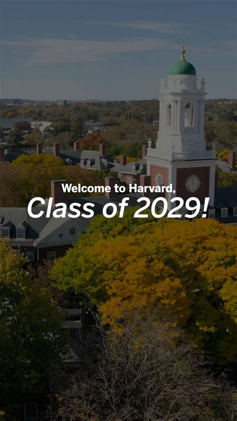 Harvard University | Congratulations Early Action Class of 2029 🎉 ...