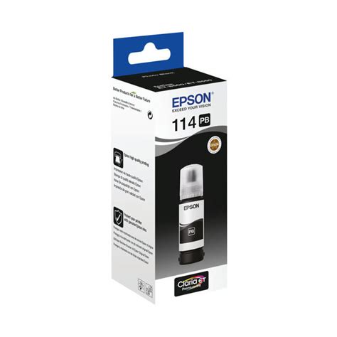 Buy Genuine Epson Ecotank Et Photo Black Ink Bottle Inkredible Uk