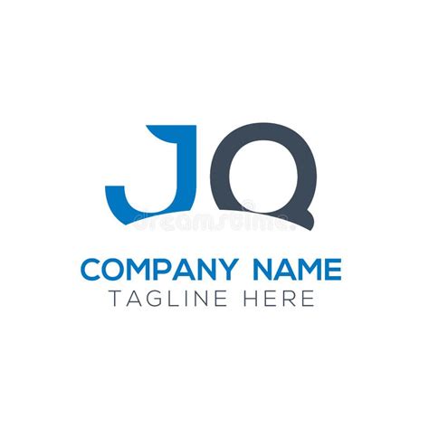 Creative Letter JQ Logo Design Vector Template Initial Linked Letter