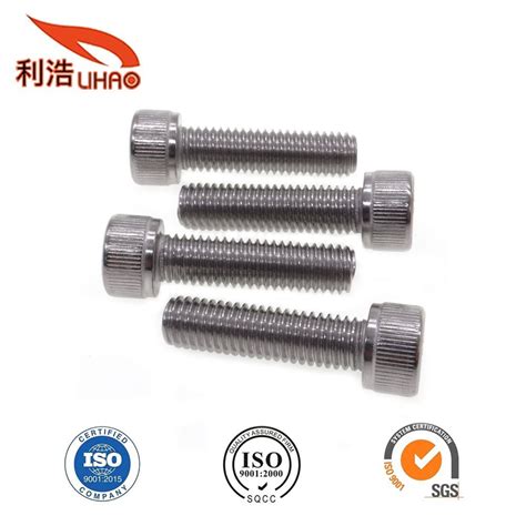 Cylindrical Head Dental Screw Bolt Cup Head Hexagon Socket Knurled