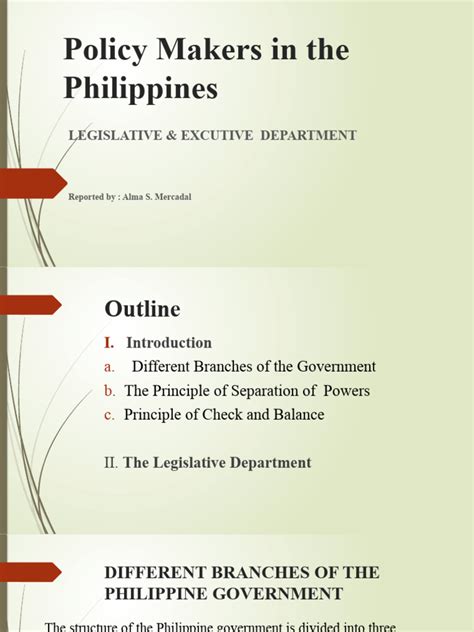 Policy Makers in The Philippines | PDF | Impeachment | Presidents Of ...