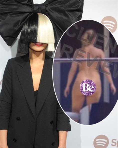 Sia Shares Naked Photo Of Herself