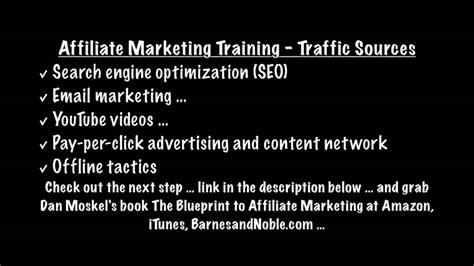 Affiliate Marketing Training Traffic Sources Youtube