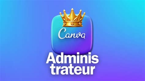 Compte Administrateur Canva pro à prix abordable