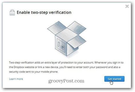 How To Enable Dropbox Two Step Verification