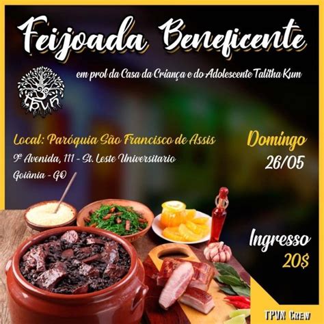 Feijoada Beneficente em Goiânia Sympla