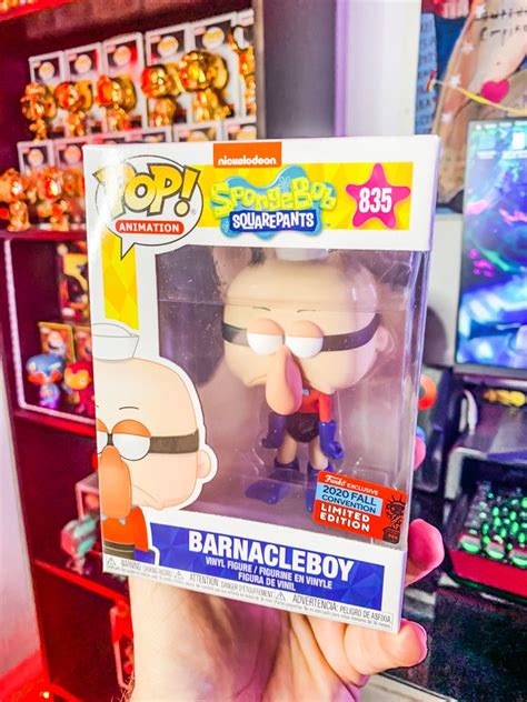 Funko Pop Spongebob Barnacleboy Convention 835 Grenier Du Geek