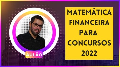 AULÃO 01 5 QUESTÕES DE PORCENTAGEM MATEMÁTICA FINANCEIRA PARA