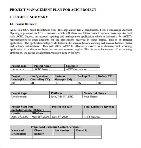 Free Configuration Management Plan Template - Nisma.Info