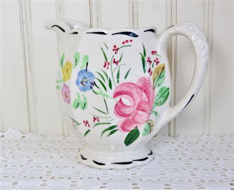 Blue Ridge China Suwanee Grace Pitcher Southern Pottery Milk Etsy