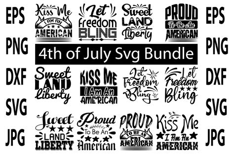 4th Of July Svg Bundle Graphic By Top Seller · Creative Fabrica