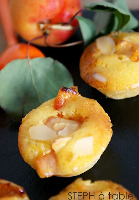 Mini Moelleux Aux Abricots Et Amandes Stephatable