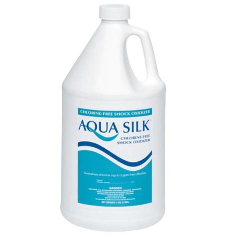 Aqua Silk Chlorine Free Sanitizer 05 Gal Chlorine Free Pool Pool