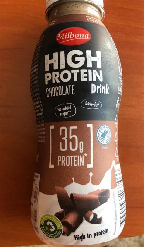 High Protein Drink Chocolate Milbona Kal Rie Kj A Nutri N Hodnoty