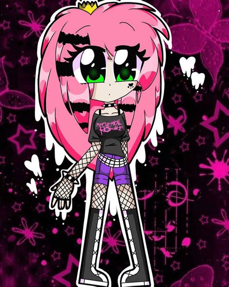 A Cutest Scene Pink Emo Girl!! by flutterheartkawaii on DeviantArt