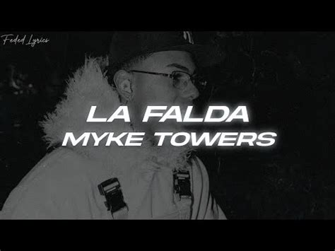 Myke Towers La Falda Letra Lyrics Youtube