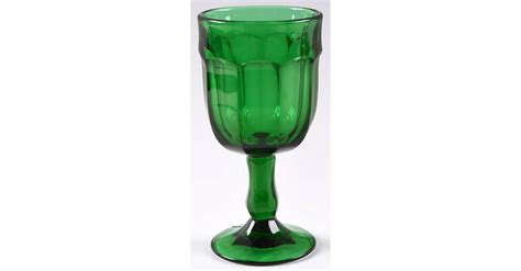 Arlington Hunter Green Water Goblet By Mosser Ohio Replacements Ltd