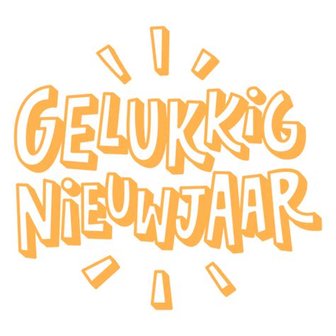 Black Background With The Words Gelukkig Nieuwjaar On It Png And Svg