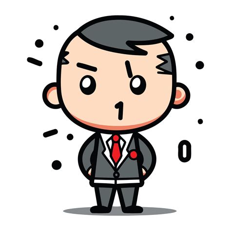 Sick Businessman Cartoon Vector Illustration 33485375 Vector Art at ...