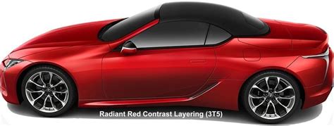 New Lexus LC500 Body colors, Full variation of exterior colours selection