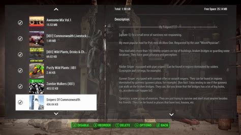 Fallout 4 Load Order Xbox Series X