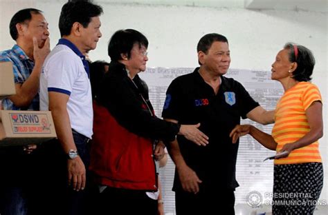 Oct Photos President Rodrigo Roa Duterte Distributes