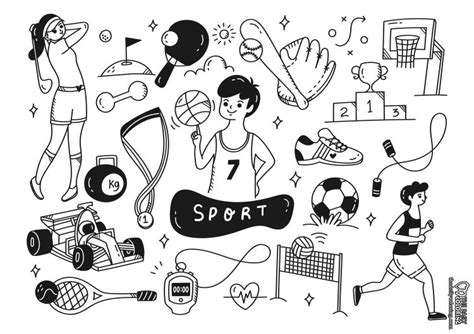 Sport Coloring Page The Daily Coloring